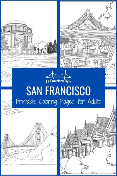San Francisco Coloring Pages for Adults