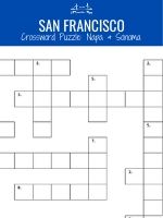 San Francisco Crossword Puzzles for Adults