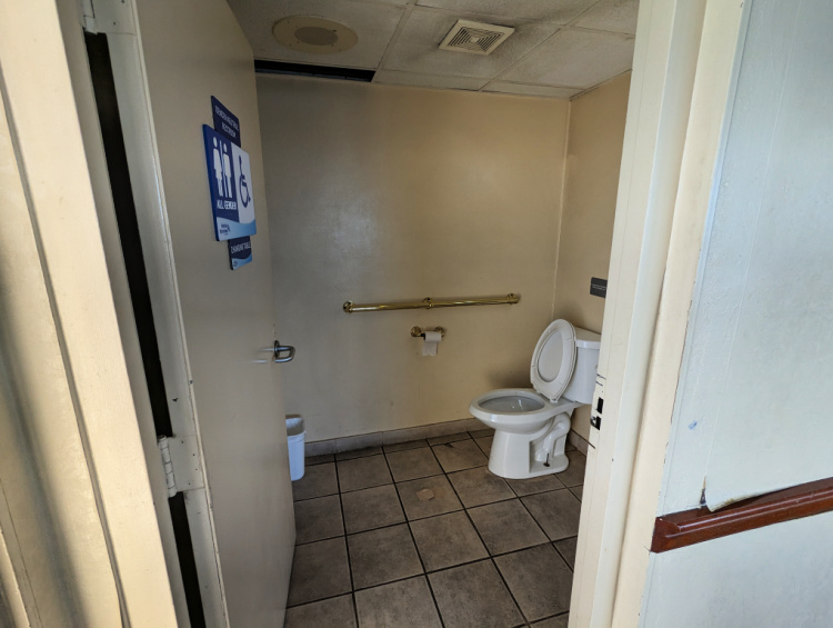 Bathroom on Ferry