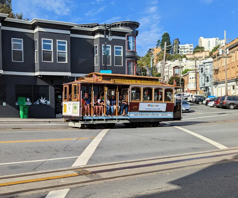 Powell & Mason Cable Car in San Francisco