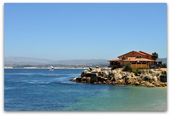 The coastline of the Monterey Bay