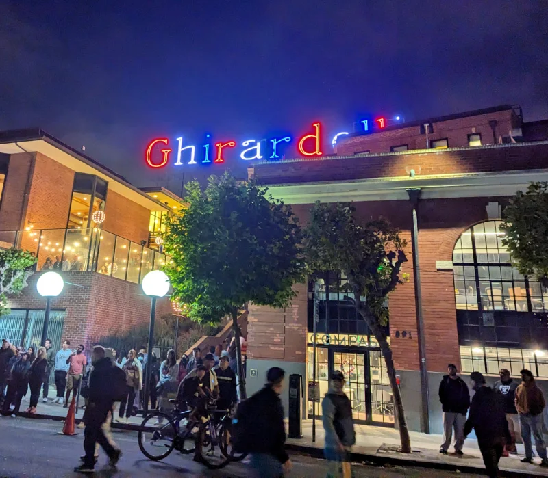 Ghirardelli Square on Fourth of July