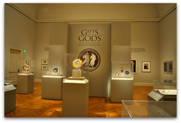 Gifts from the Gods display at the Legion of Honor in San Francisco