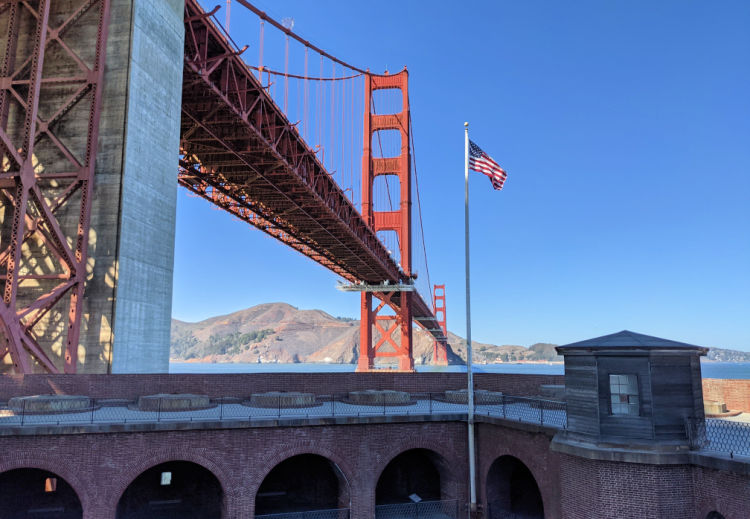 Golden Gate Bridge from Fort Point