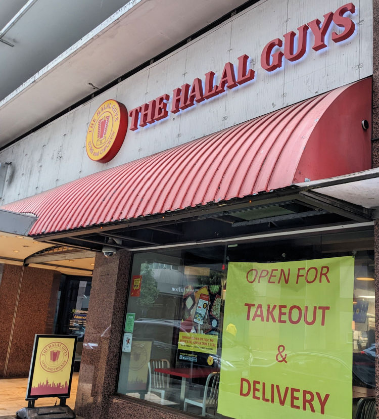 The Halal Guys in Union Square