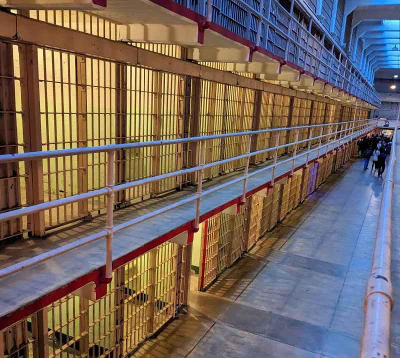 Jail Cells in Alcatraz