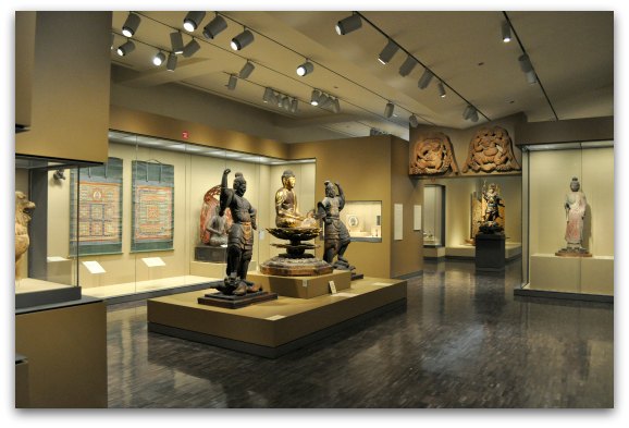 The exhibit on Japan at the Asian Art Museum