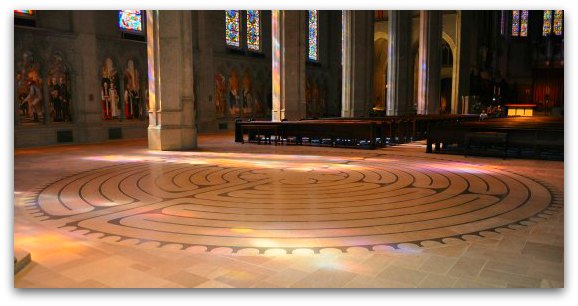 Yoga on the Labyrinth - Grace Cathedral