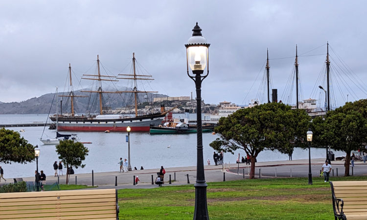 Maritime National Park with Hyde Street Pier