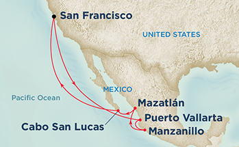 mexican riviera cruise route