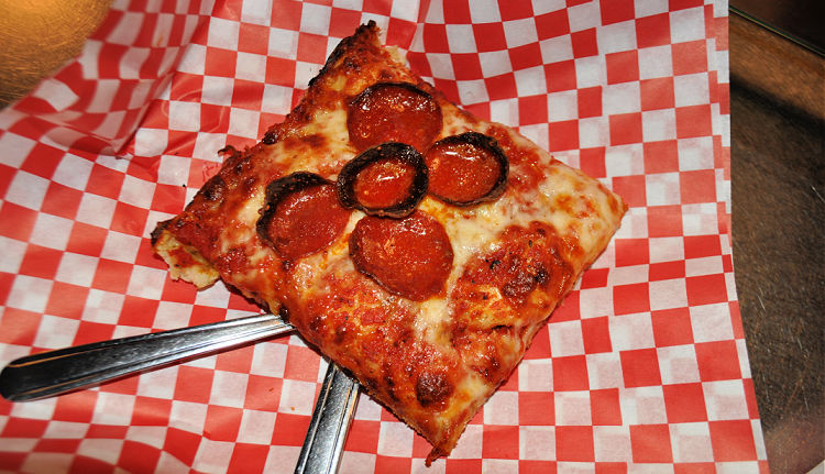 Pepperoni Pizza at Golden Boy