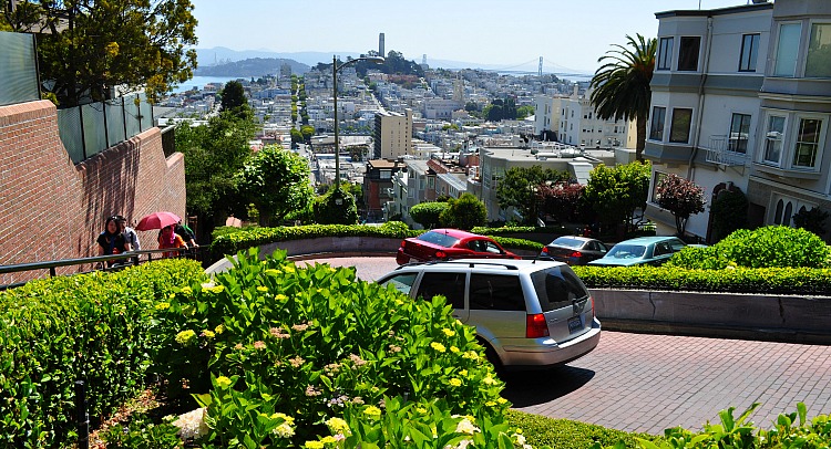 Russian Hill and Lombard Street