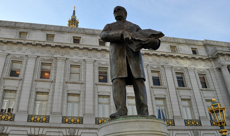 Statue Outside City Hall