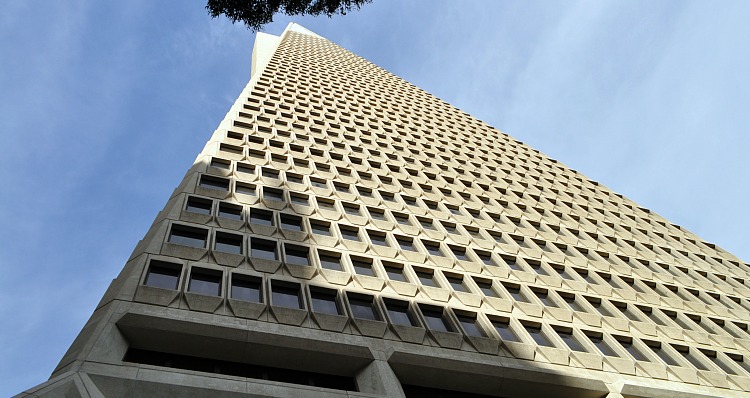 Transamerica Building Looking Up