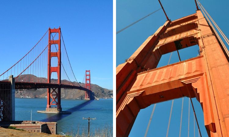 Golden Gate Bridge  The Marina, Fisherman's Wharf & the Piers