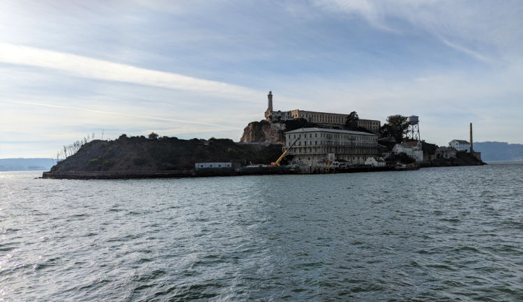 View of Alcatraz Island from the Ferry